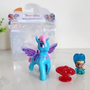 💙 Nickelodeon Teenie Genies Shine & Zahracorn Set Shimmer and Shine Toy
